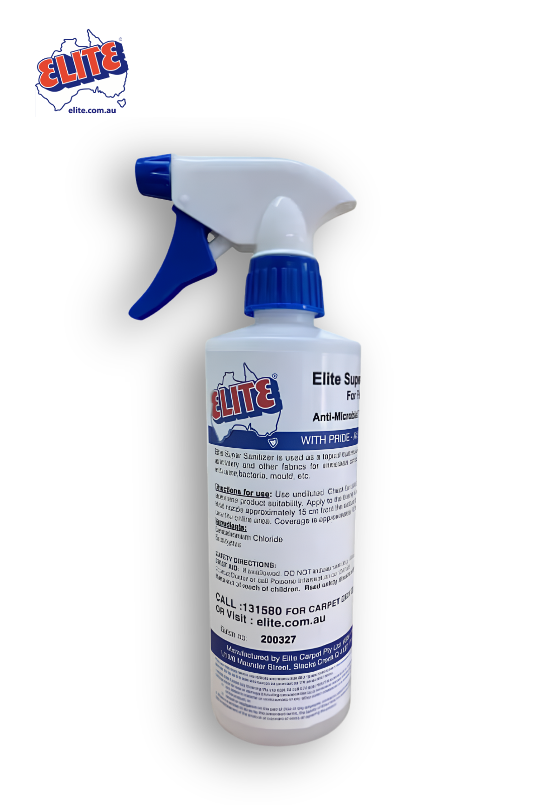 Elite Sanitiser for fabric