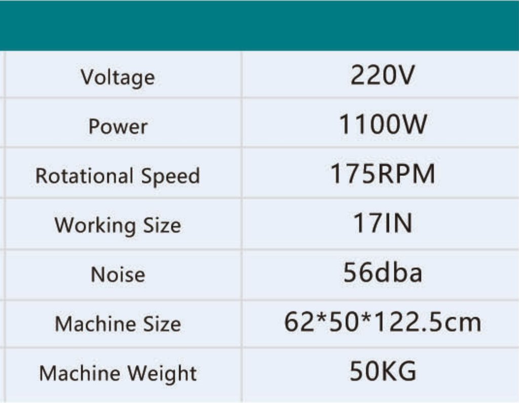 AS-1100 Technical Specifications